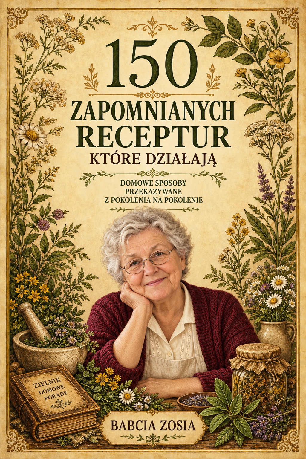 Okładka książki: 150 zapomnianych receptur, Babcia Zosia